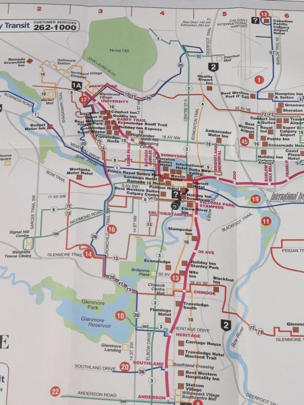 Calgary Alberta Vintage Map Bundle University of Calgary UofC 1990s YYC Lot of 4 - Picture 16 of 16